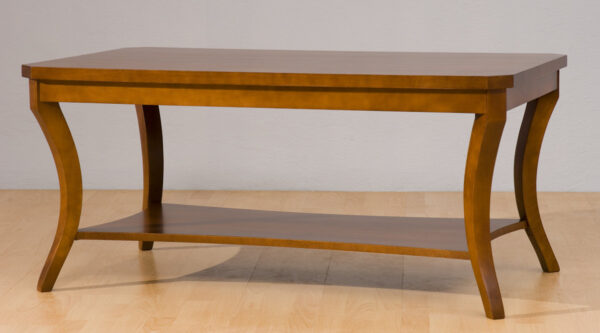 Ława Artè, w stylu XX-lecia międzywojennego w kolorze orzechowy brąz od firmy ZMS Miro